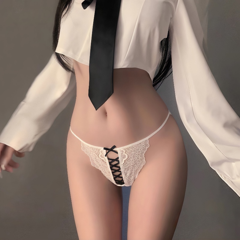 2025新款网红爆款内裤少女夏季薄款高级感蕾丝镂空透气性感三角裤