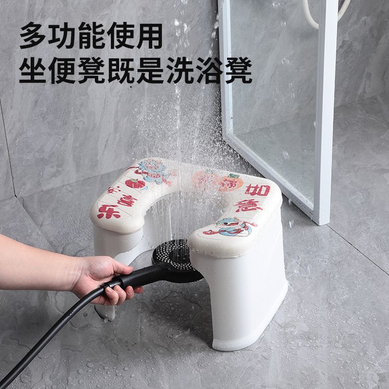 新疆西藏包邮新款u型凳厕所坐便椅坐便器家用孕妇老人蹲改坐便加