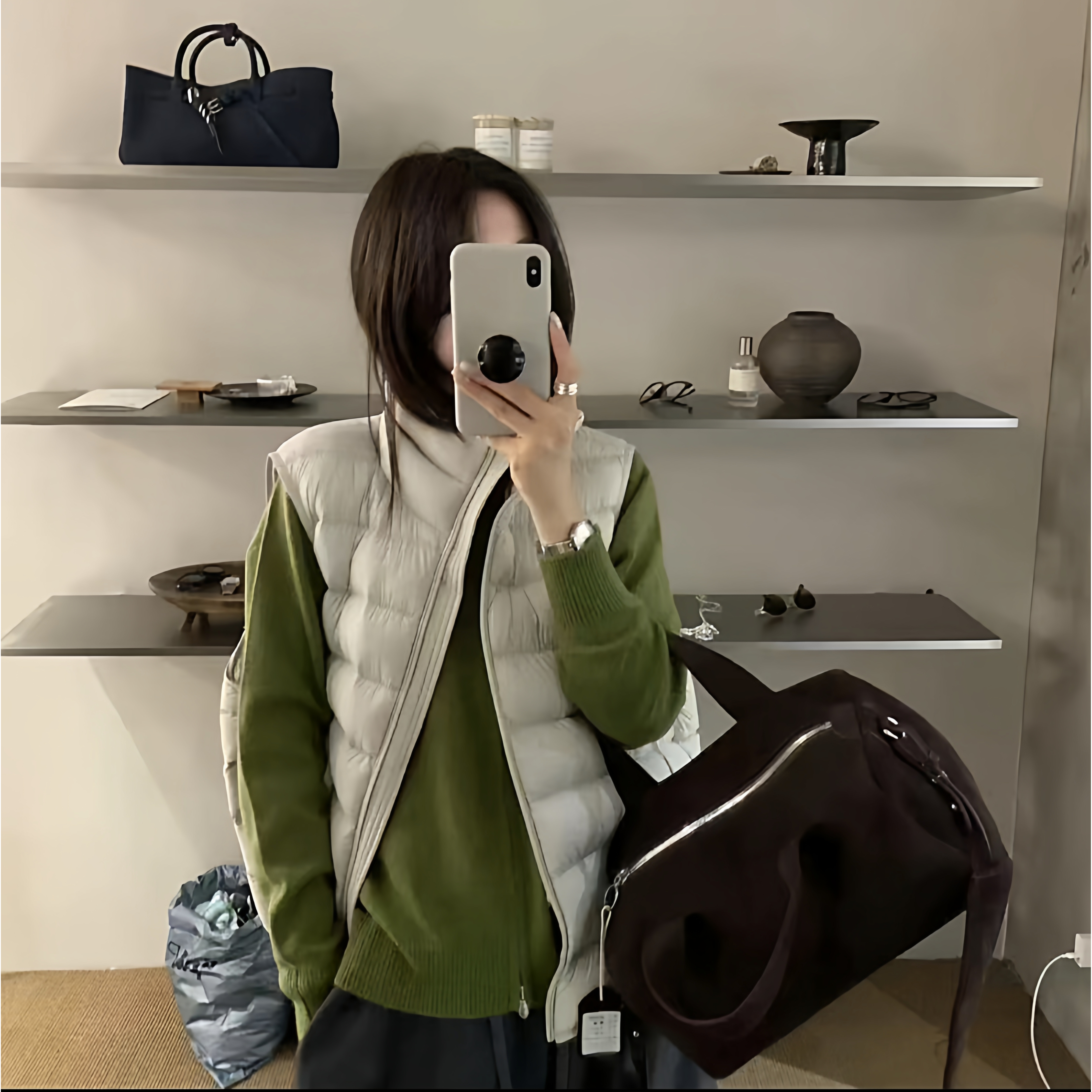 90白鸭绒溯源码排骨羽绒马甲女2025新款韩版简约马夹背心外套外穿