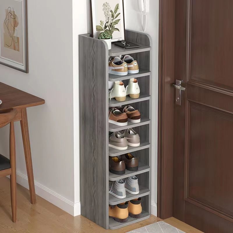 鞋柜架分层门口家用小型防尘多层收纳神器省空间迷你简易书柜多层