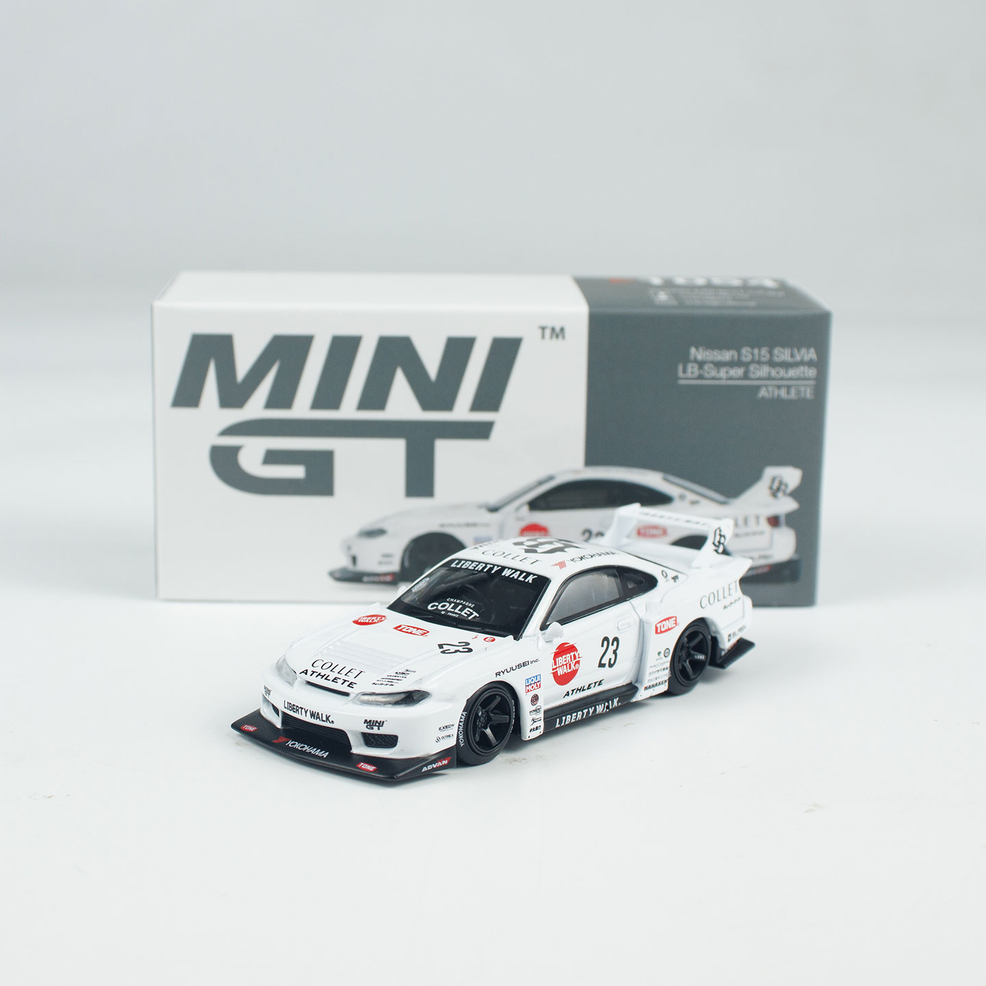 MINIGT车模 1:64 合金 1054号 日产S15 LBWK 小比例汽车模型收藏