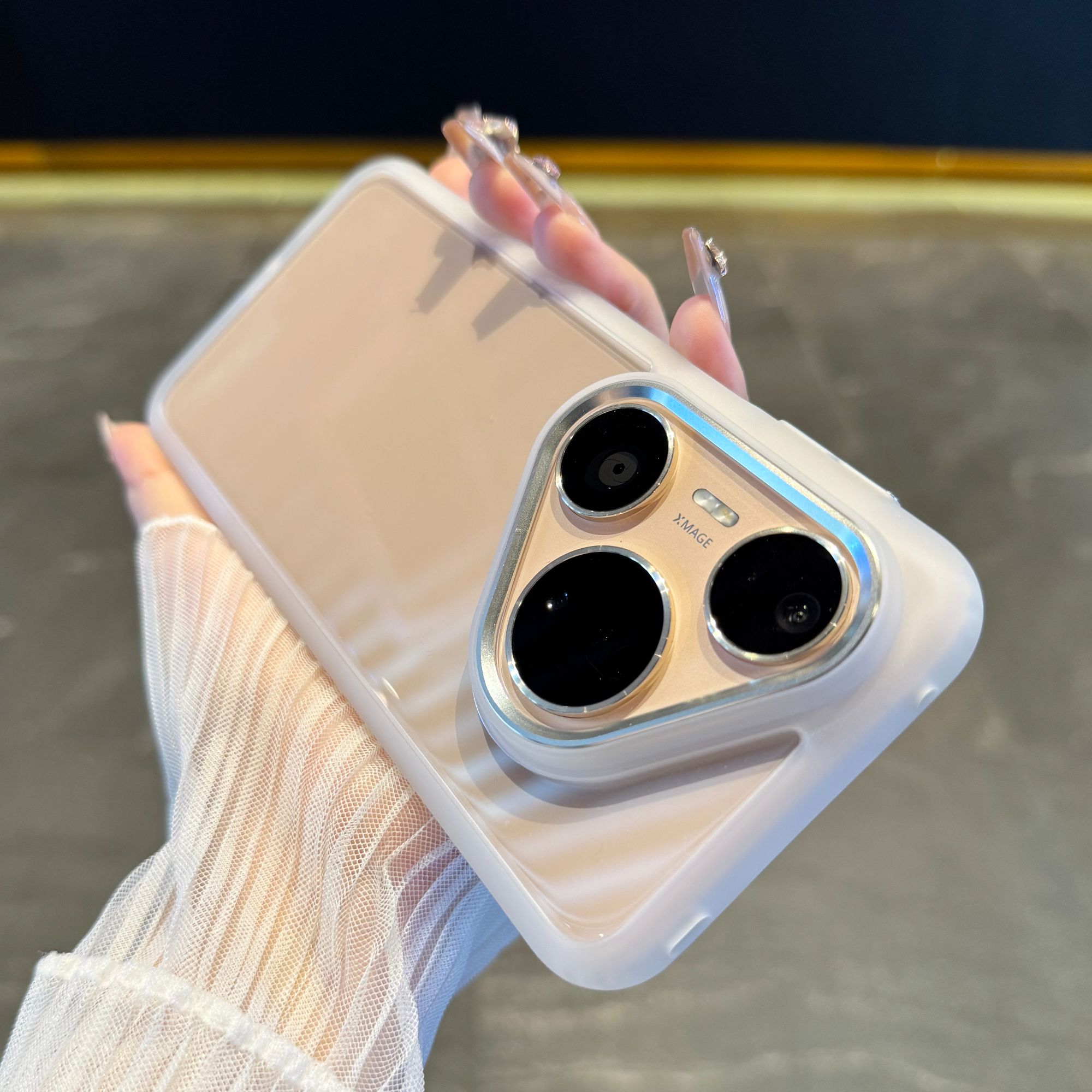 高端透明亚克力适用于华为pura80pro+手机壳新款全包p70ultra防摔