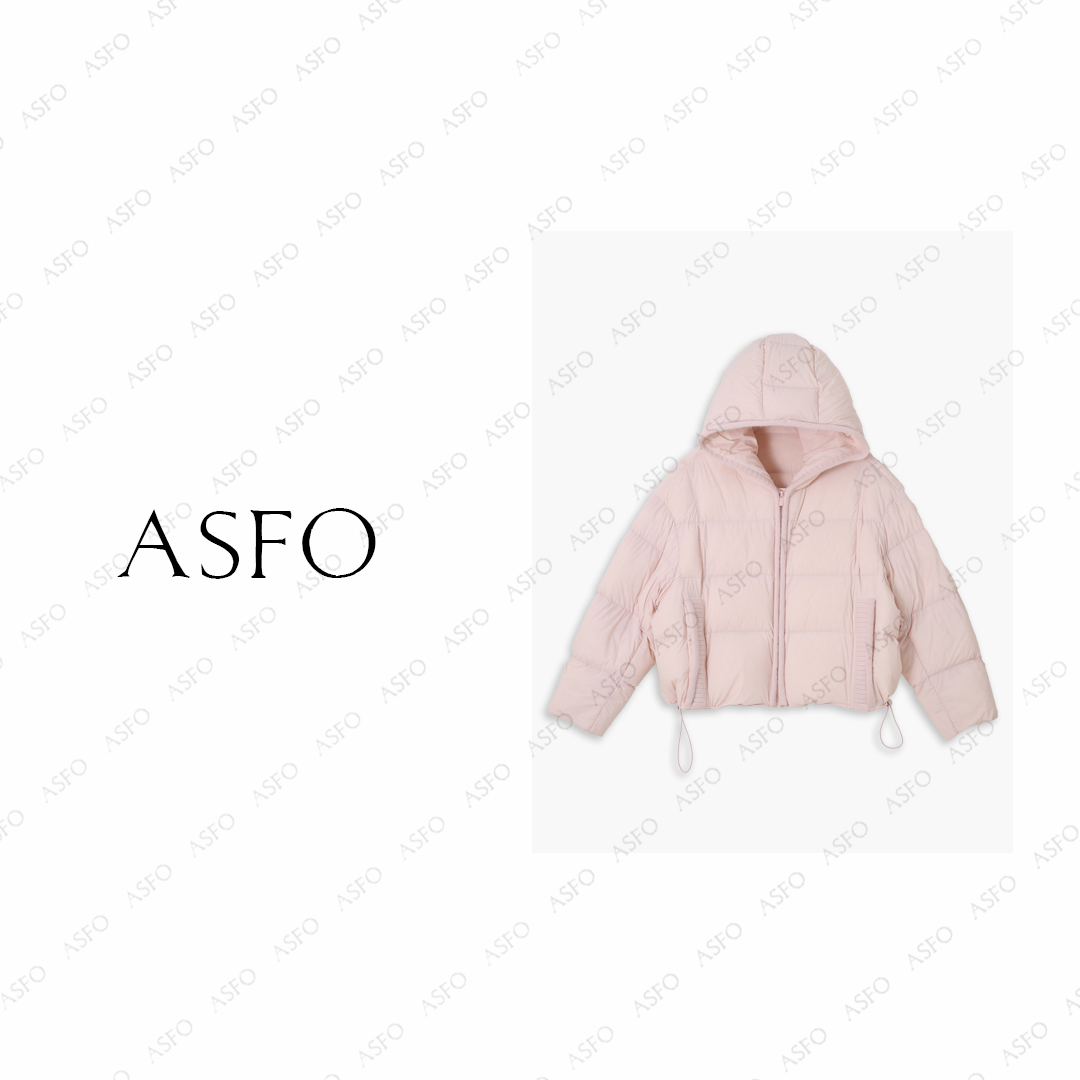 【AS小粉扑】25新定制羊毛包边保暖高蓬连帽鹅绒服AS25DYRF04959