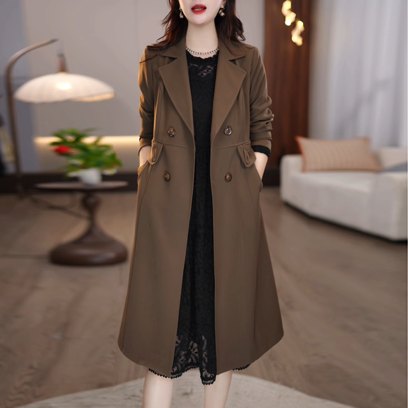 2025秋季风衣外套高档时尚减龄修身显瘦优雅气质轻奢百搭洋气大衣