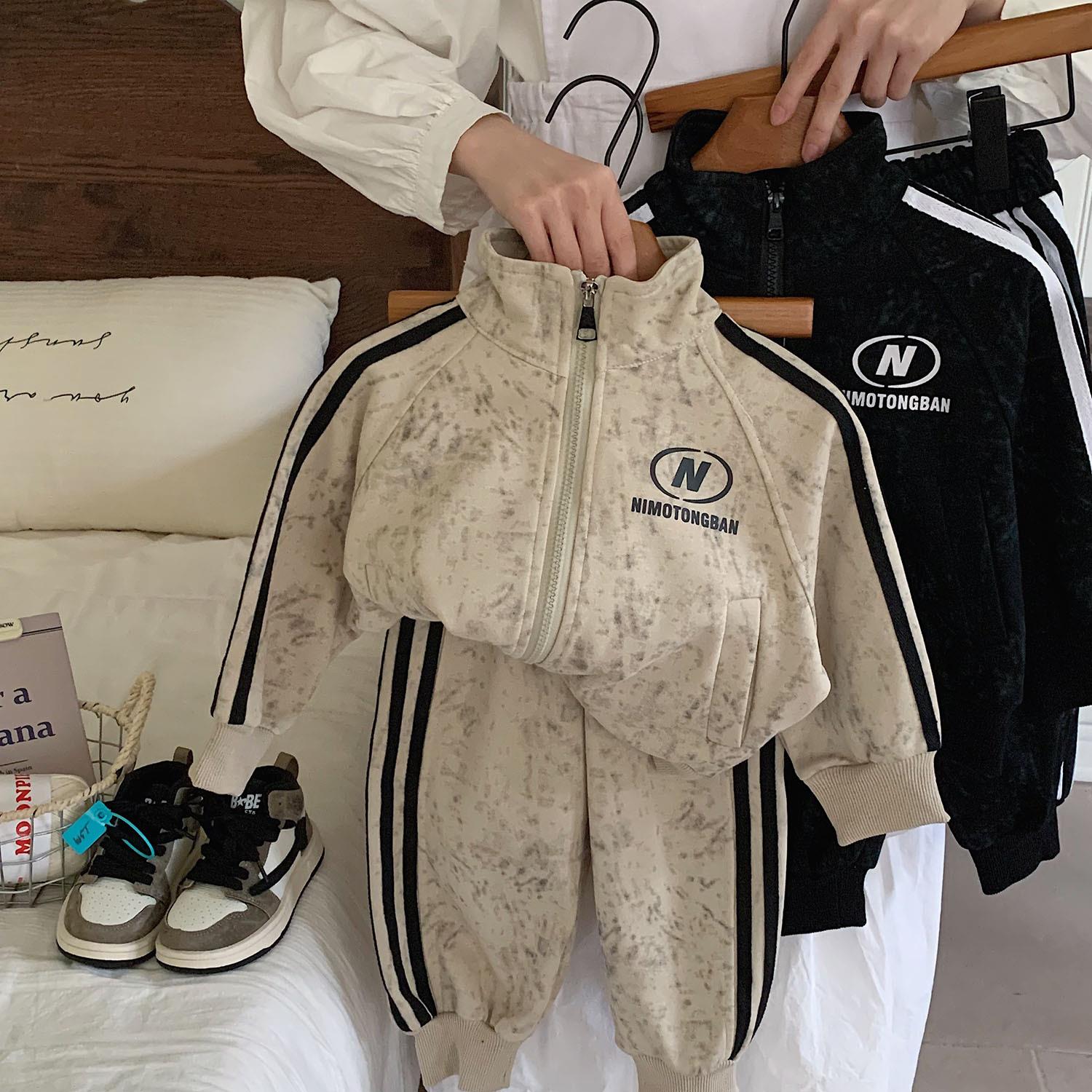 巴拉巴拉童装适用男童春秋套装2025新款中小童运动服儿童春装卫衣