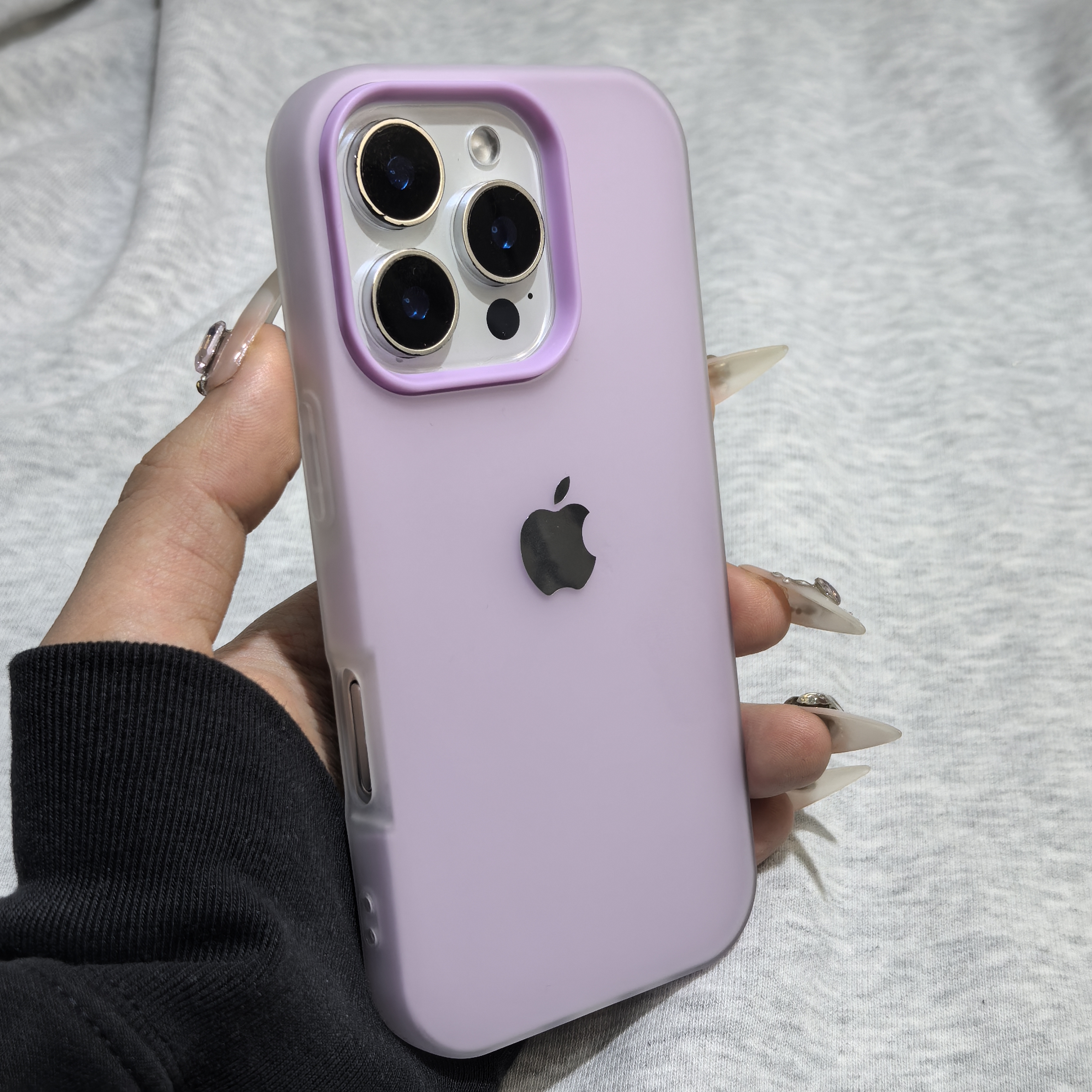 简约磨砂果冻适用苹果16promax手机壳时尚iphone15二合一14个性13