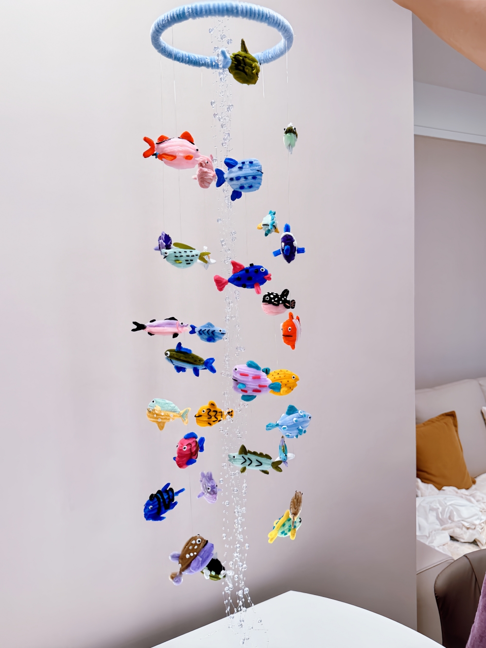 【创意礼物】扭扭棒风铃小鱼手工diy材料包送男生女生女朋友闺蜜