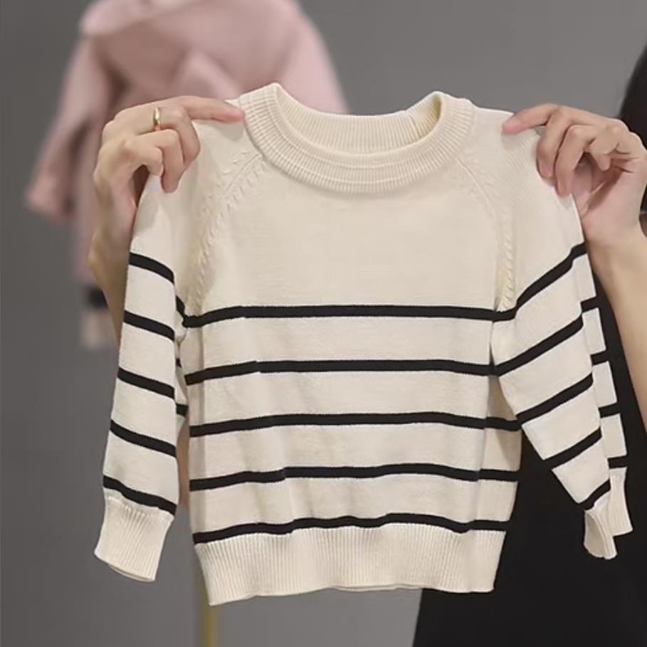 【针织打底棉毛衣  】婴儿童上衣服宝宝春秋季打底衫H8