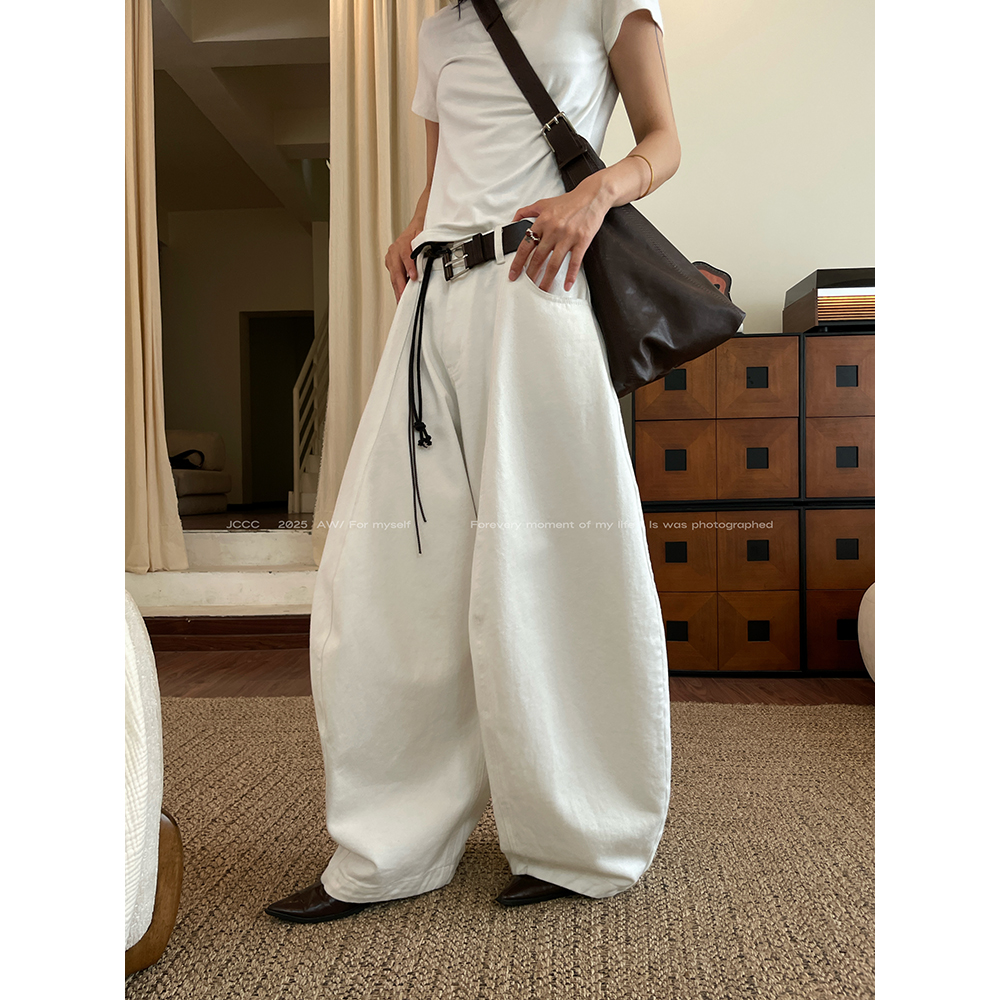 JCCC影子【夜行原牛】三色水洗工艺弯刀廓形百搭牛仔裤JE5GNK10