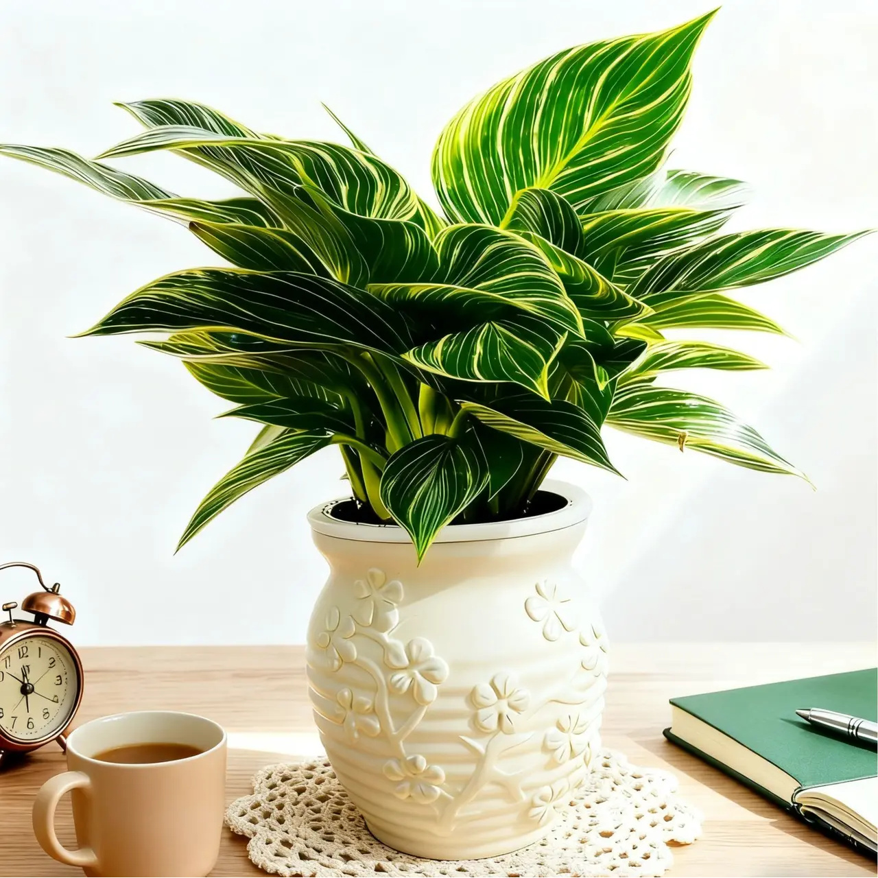 【吸甲醛植物】铂金钻盆栽室内客厅阳台桌面绿植物好养耐阴净化空气