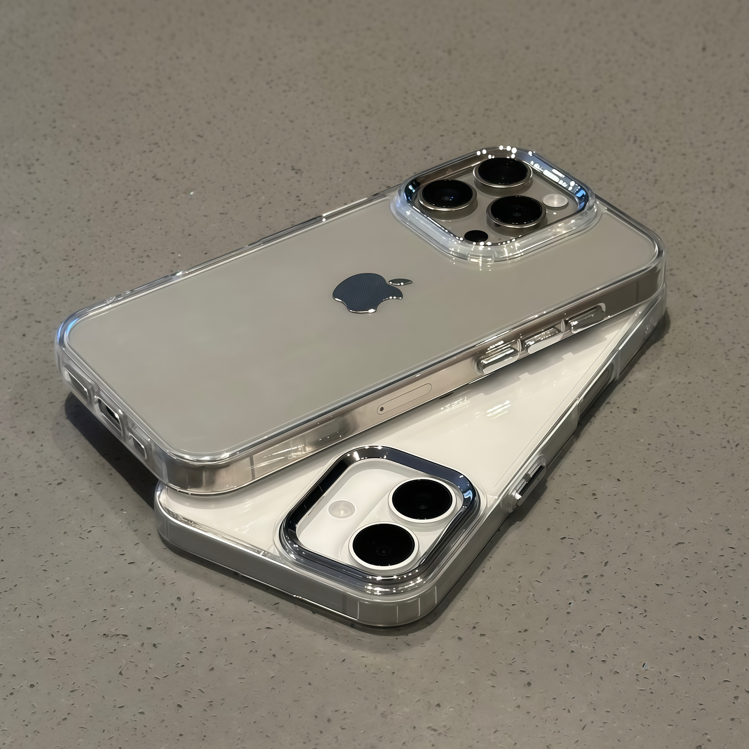 欧克里里高级感金属框适用苹果16手机壳小米14女vivoppo华为p70套