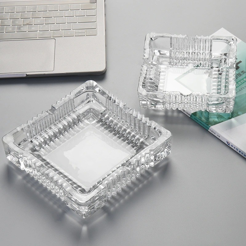 办公桌烟灰缸家用创意无盖茶桌办公室客厅专用防飞灰烟味现代风