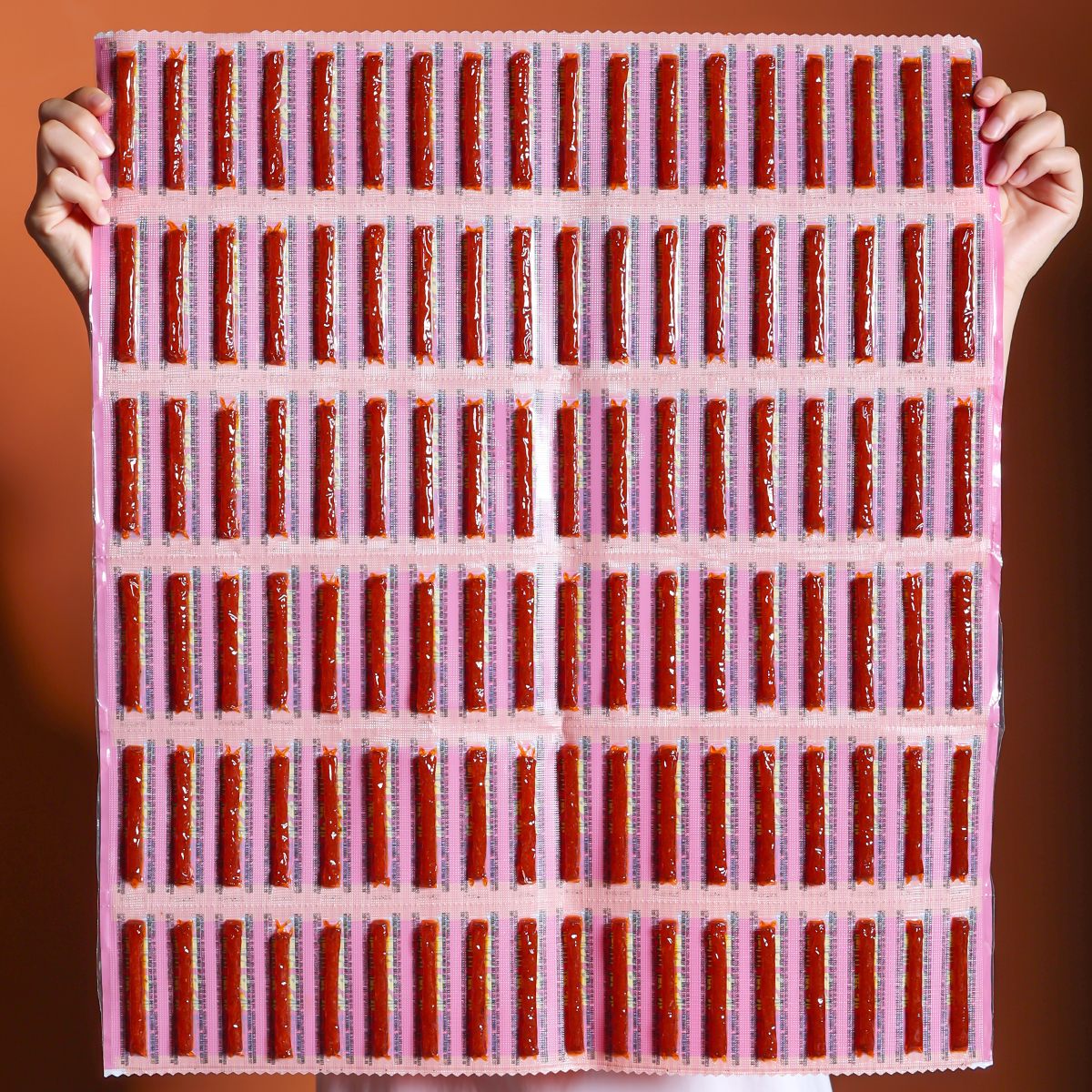 【48包】童年辣条小鹏食品一根筋三折叠被子辣条休闲解馋追剧小零食