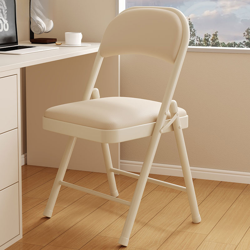 折叠椅家用简易宿舍椅子学生寝室靠椅金属会场租赁展会展览新闻椅