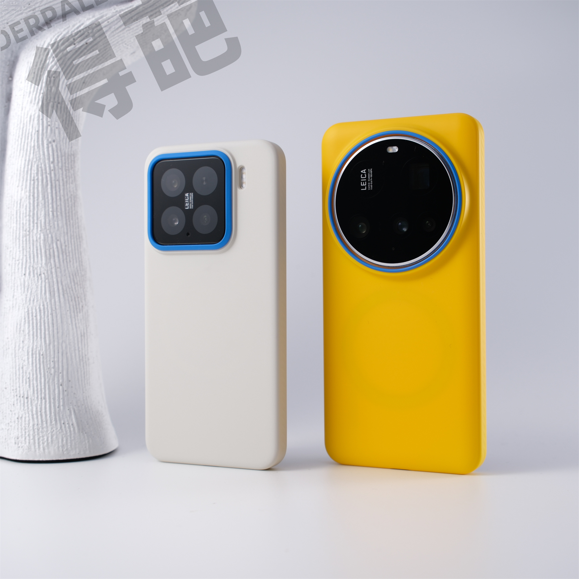 得葩简约肤感撞色镜头框小米17pro/15磁吸手机壳轻薄裸感findX8