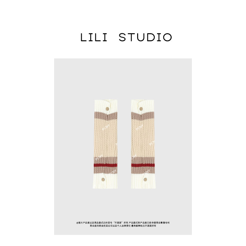 PCNY「潮线腿袜」不理理冬季新款小众时尚百搭针织腿袜女