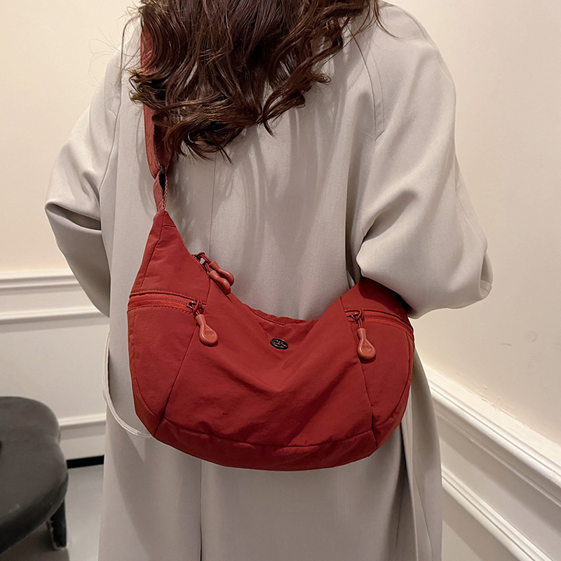 新款时尚休闲饺子包小众简约肩包日系韩版单肩斜跨大容量夏季657