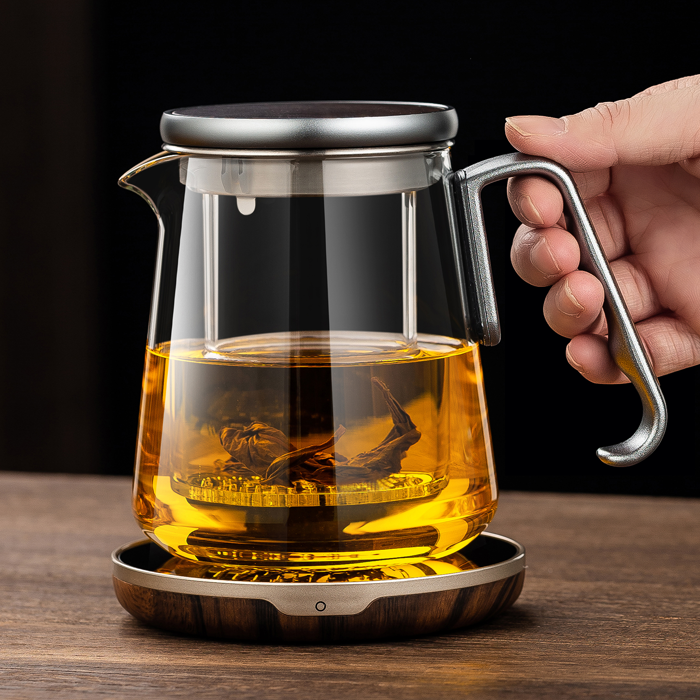 泡茶壶2025新款玻璃茶水分离杯家用耐高温过滤茶办公室冲茶器茶具