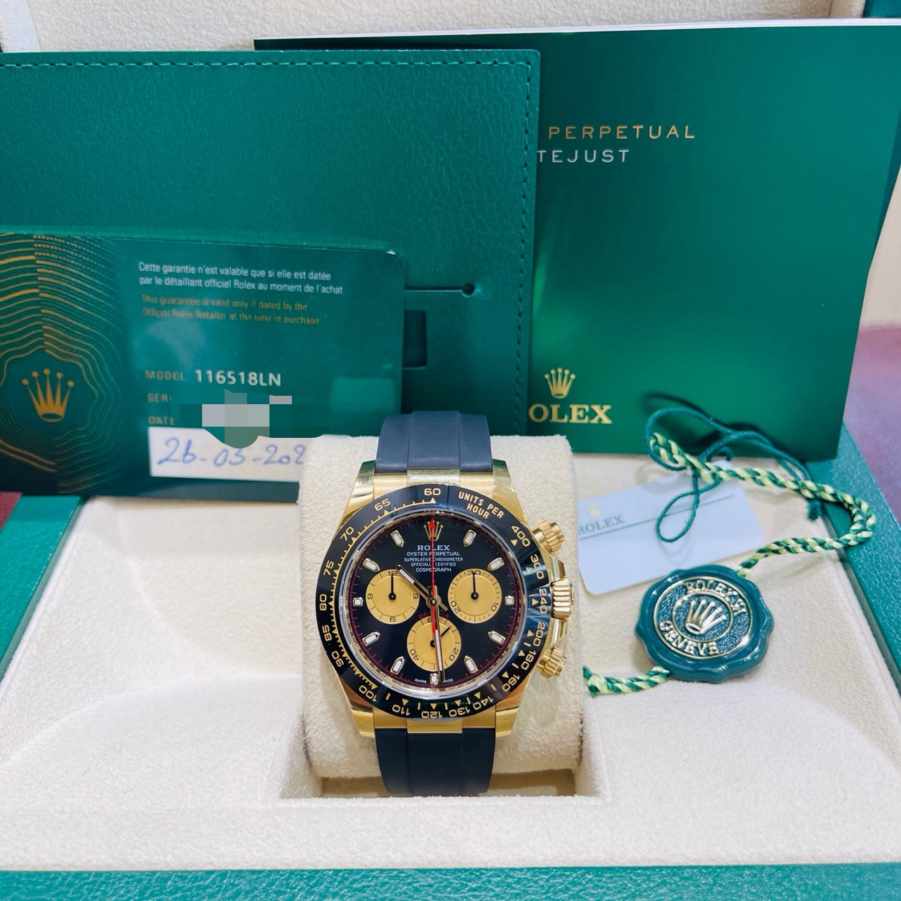 99新 Rolex/劳力士 劳力士 116518 小怪兽 全套23年