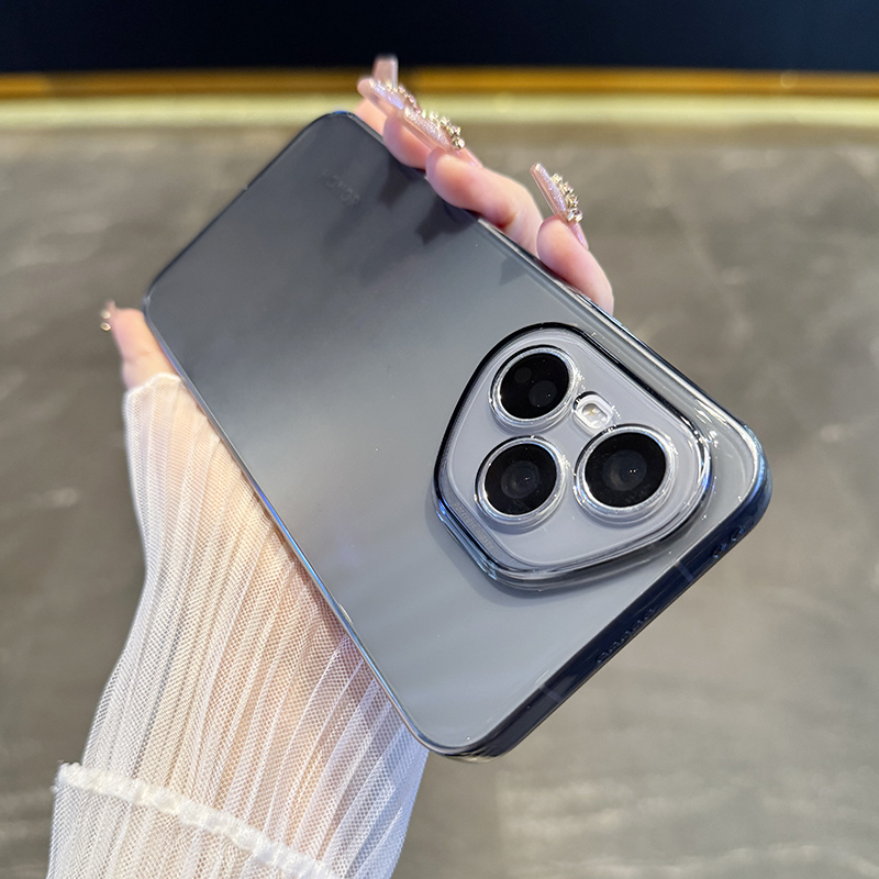 适用于荣耀400手机壳超薄透明400pro全包边框300pro防摔男女硬套