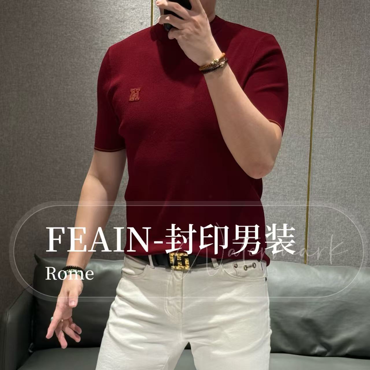 秋冬新品双层叠加领设计工艺针织短袖T8801上衣夏季纯色打底衫