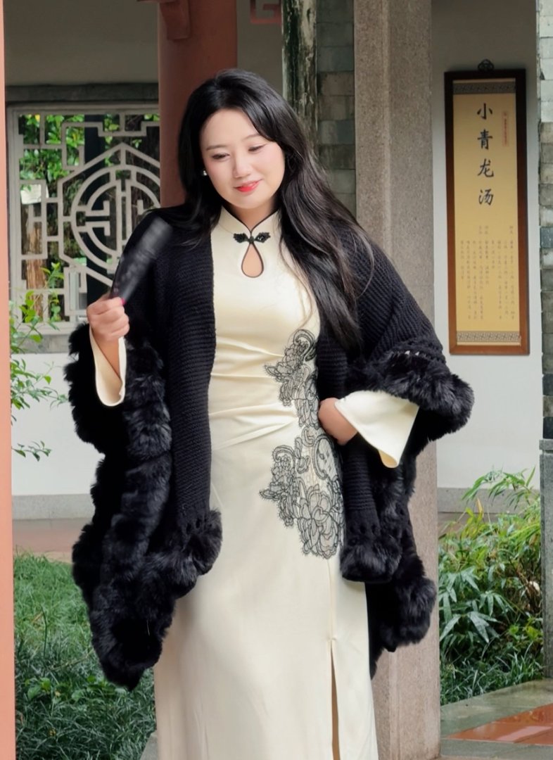 码加加51864胖MM秋季新款新中式国风大码高级感气质温柔旗袍裙