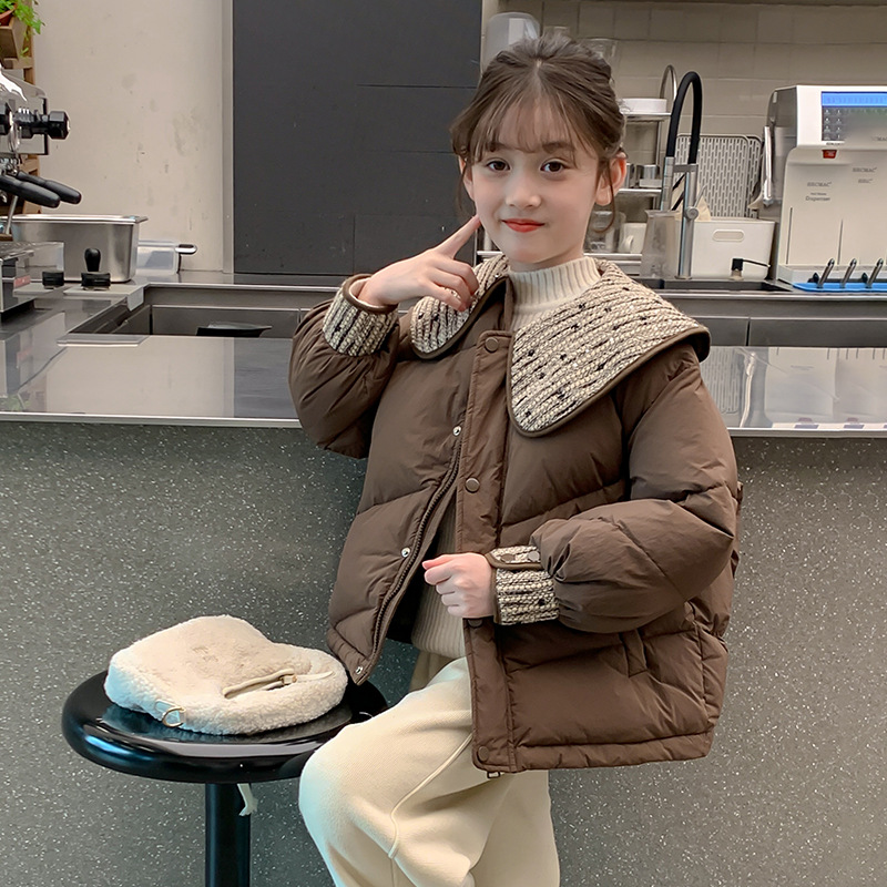 女童秋冬棉衣外套2025新款儿童加厚棉服小女孩冬季衣服超好看棉袄