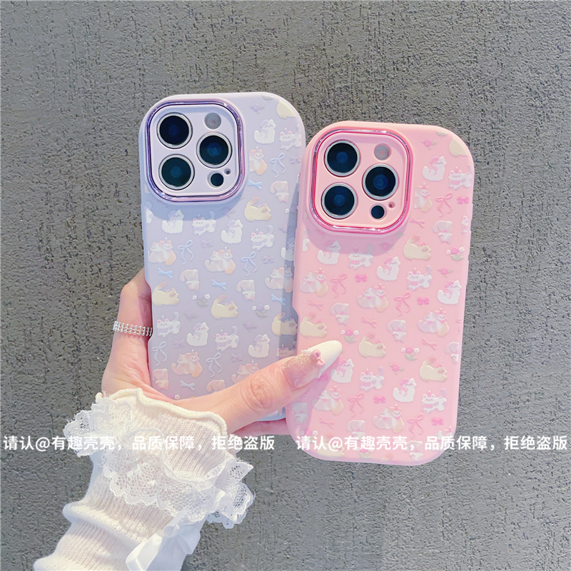 金属小胖妹适用苹果17/iPhone/华为荣耀/VIVO/OPPO/小米手机壳潮