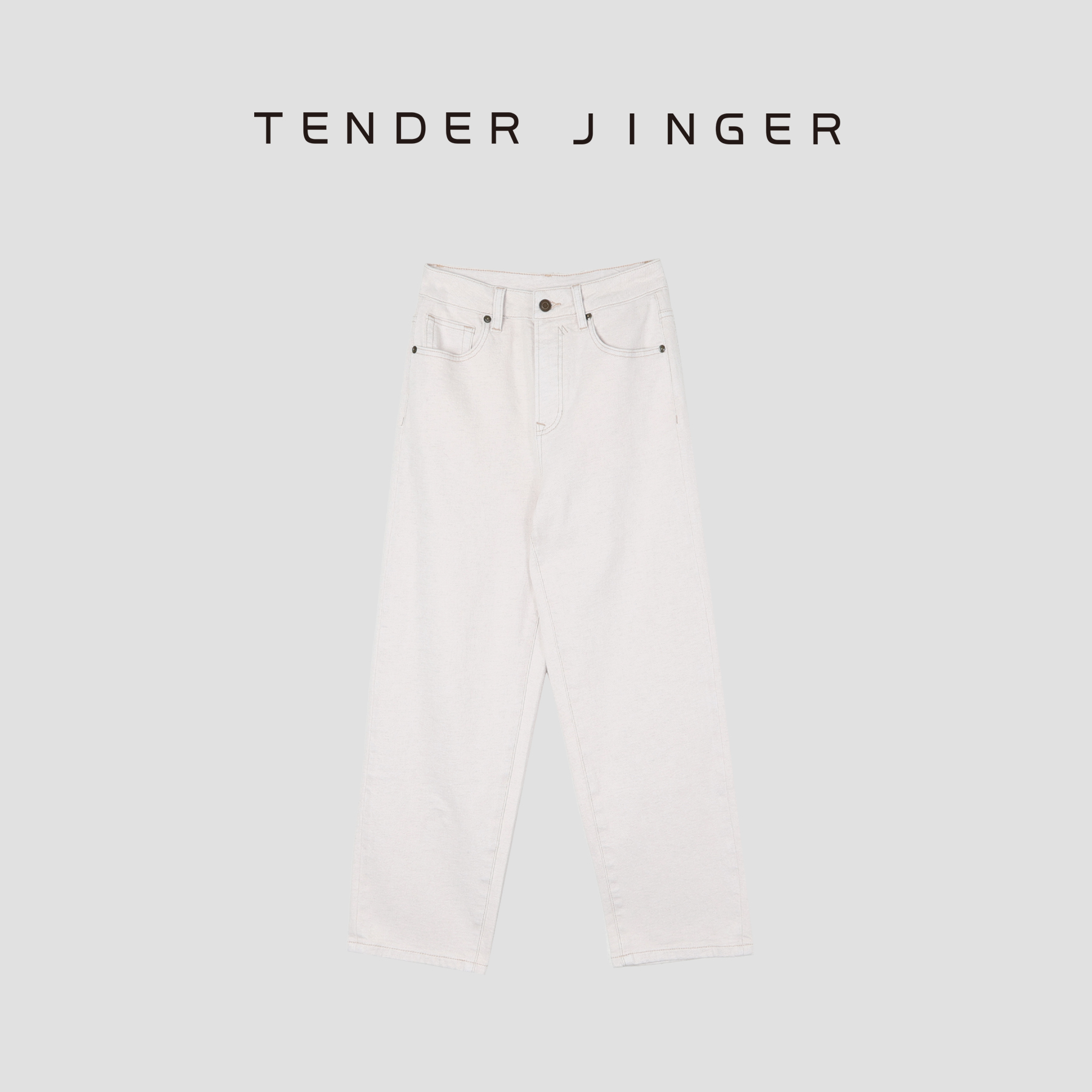 Tender Jinger【黑标】百搭简约气质潮流八分萝卜裤T51SAI80445