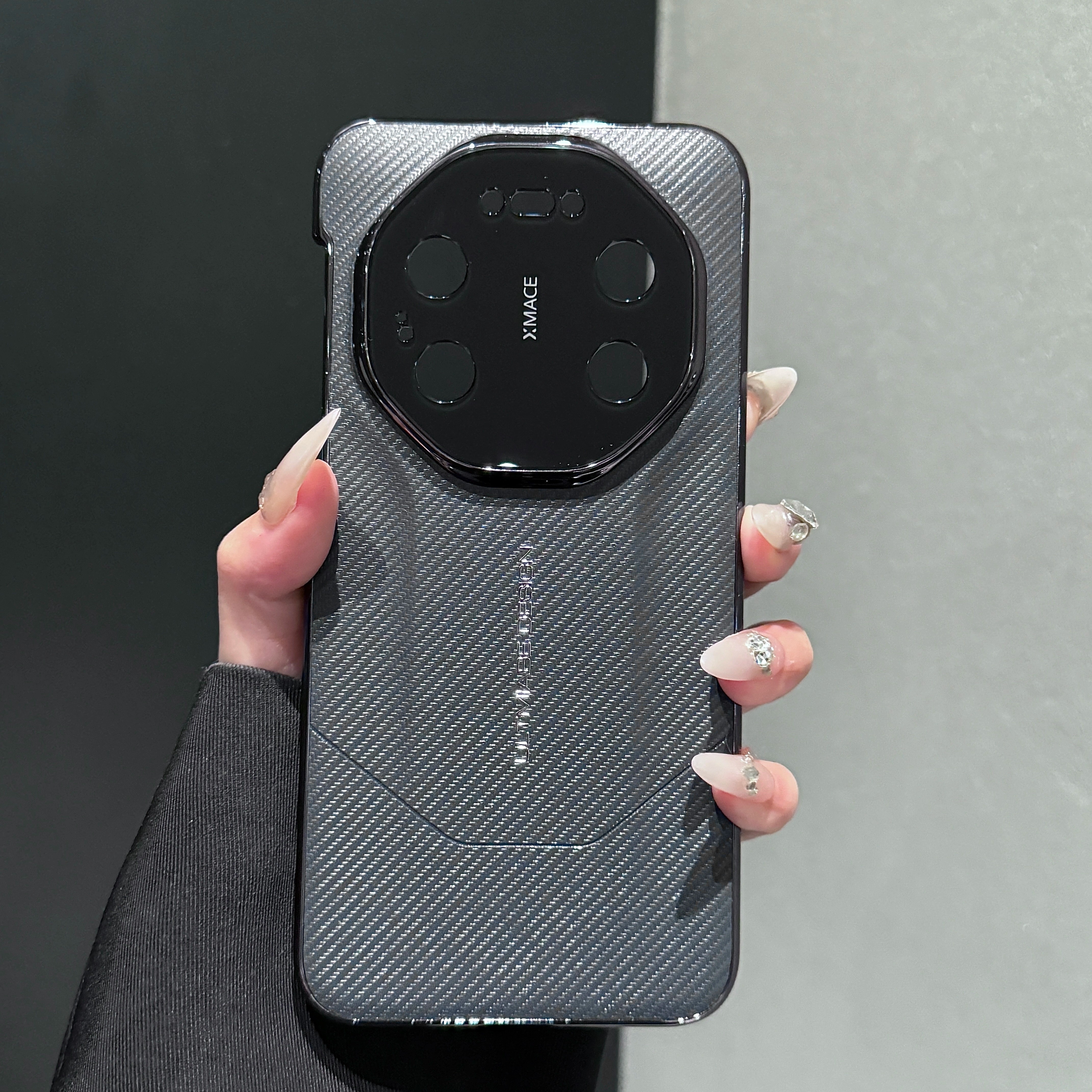 适用于华为mate80rs非凡大师手机壳皮纹高档创意全包防摔个性商务