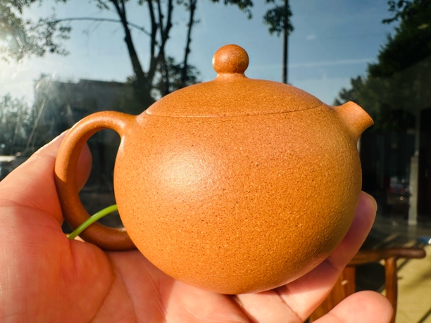 160CC冷金黄掌上明珠精工半手制作原矿附光谱报告泡茶口感好紫砂