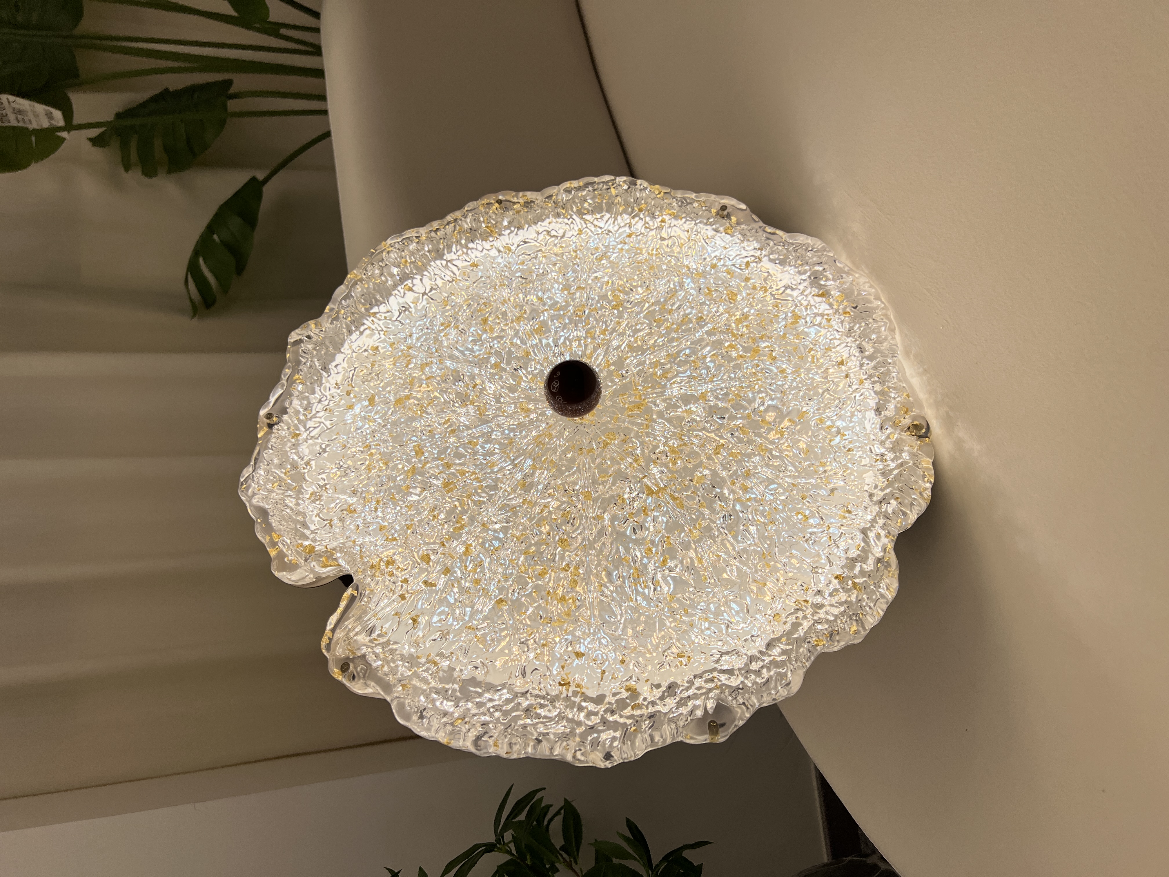 A类荷韵中古新中式轻奢简约圆形创意吸顶灯简约现代，适配各类空间