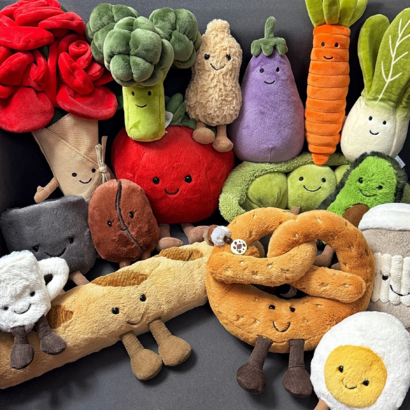 女生生日礼物新品jellycat系列水果蛋糕食物毛绒玩偶公仔挂件包包