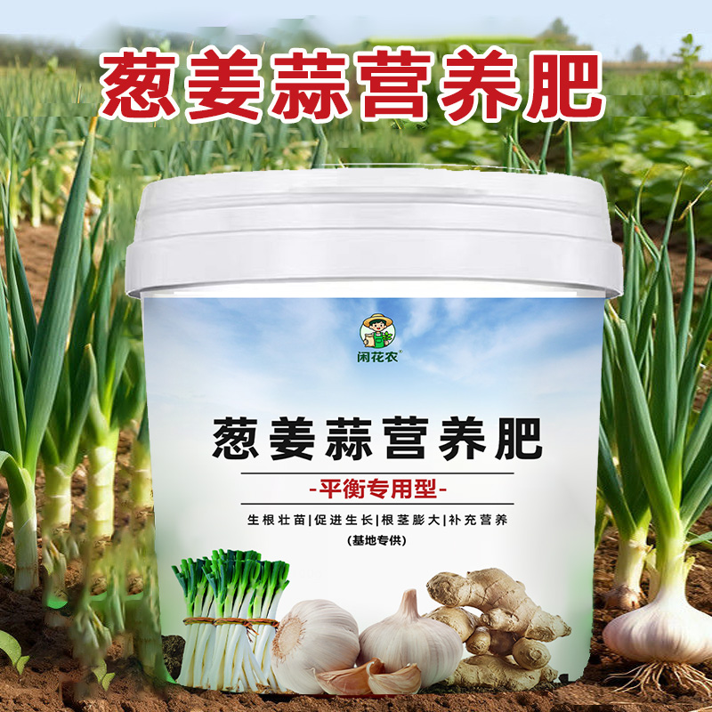 【葱姜蒜营养肥】大蒜干尖黄叶韭葱姜绿叶蒜头膨大含有机质肥