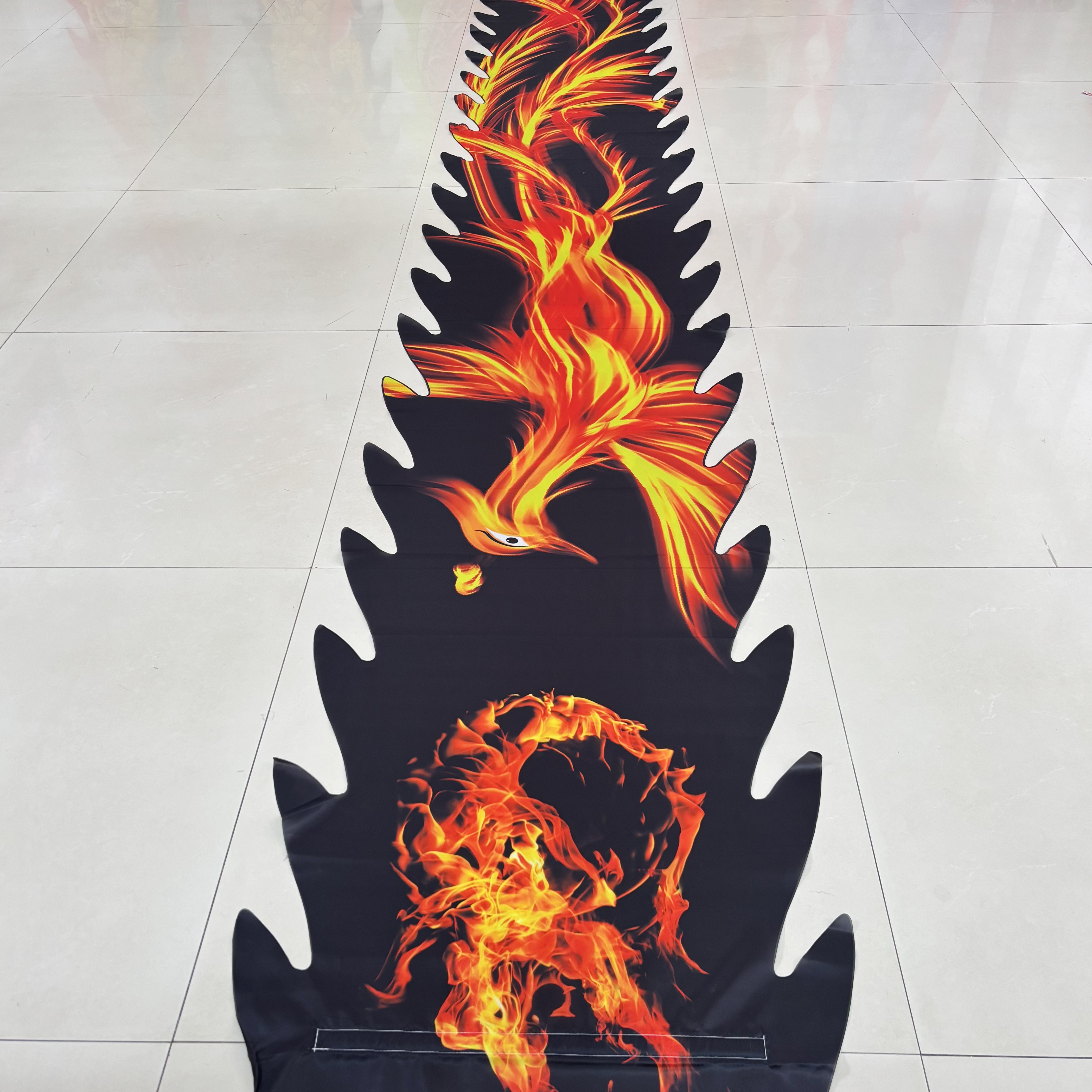 国腾浴火凤凰舞龙福利精美彩绸可水洗单独龙衣舞龙服装