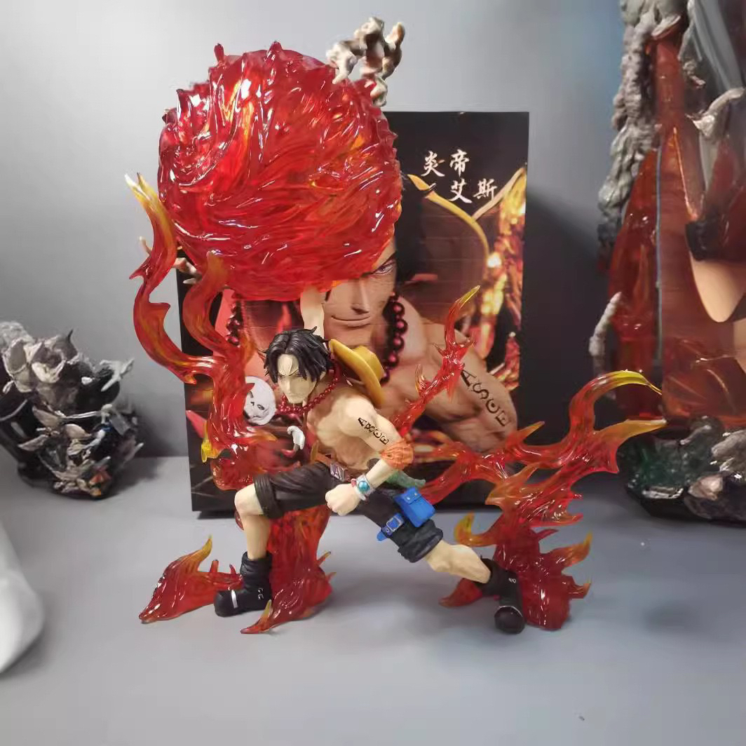 海贼王P三兄弟炎帝艾斯火球艾斯手办模型