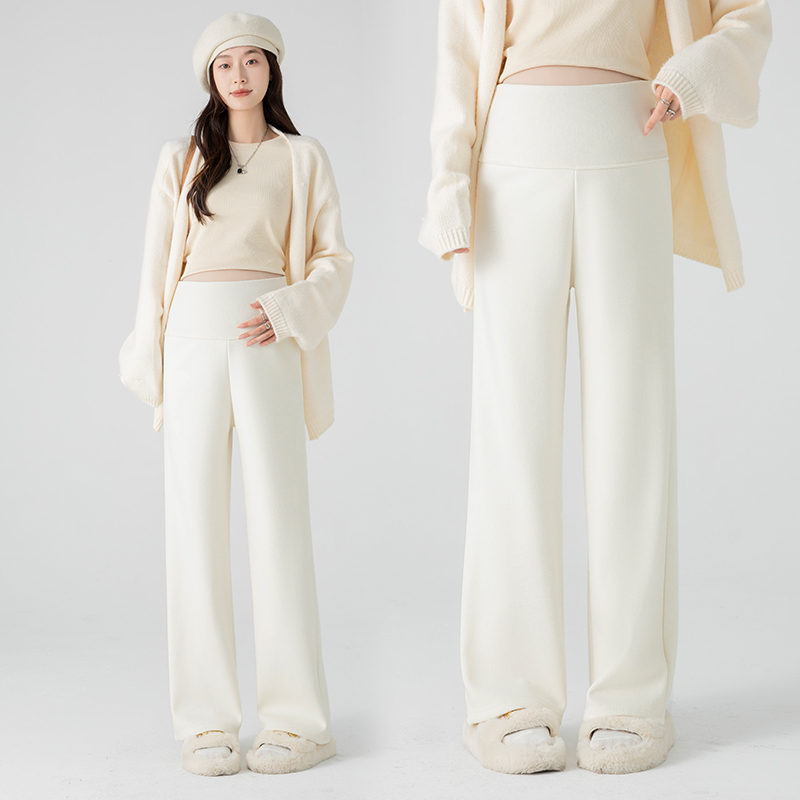 孕妇裤2025春秋新款外穿时尚休闲宽松百搭垂感阔腿裤无托腹软软裤