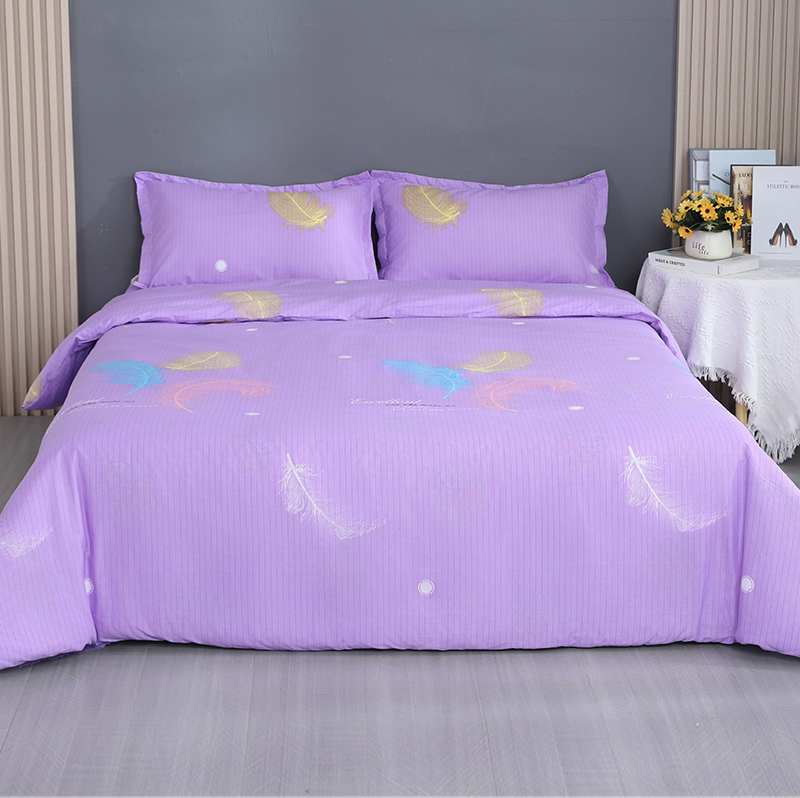 多米新款单人被罩双人被罩四件套柔软亲肤