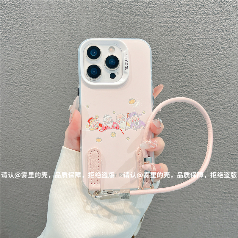 磨砂彩银适用苹果17/iPhone/华为荣耀/OPPO/VIVO/小米手机壳保护