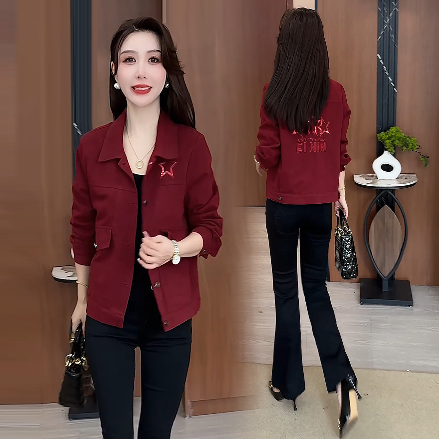 休闲牛仔短外套女2025秋季新款韩版宽松显瘦百搭小个子夹克衫上衣