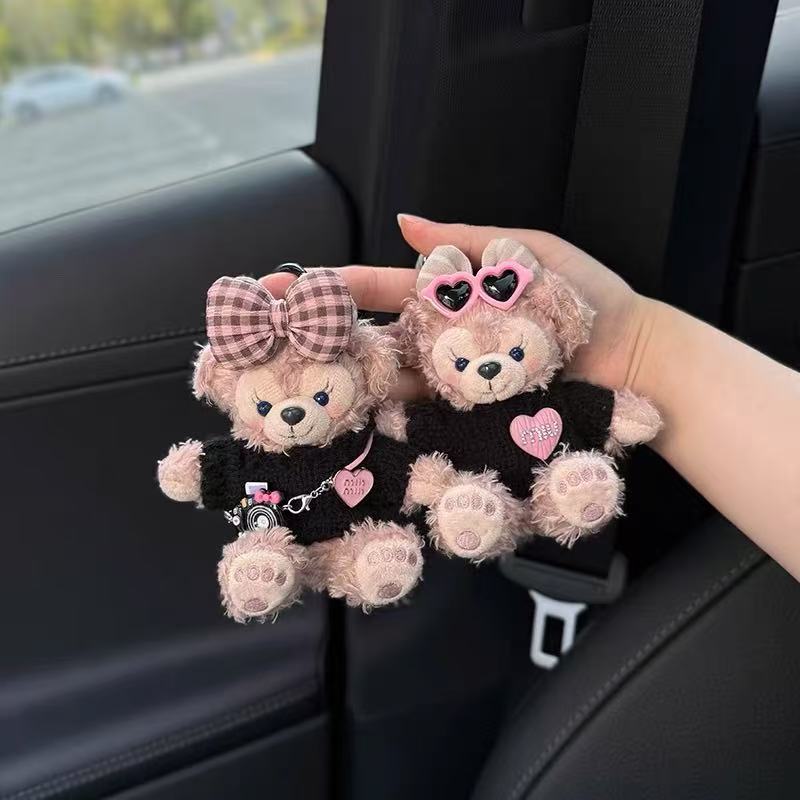 2025新款雪莉玫汽车钥匙扣挂饰包包挂件可爱电动车钥匙扣公仔高级