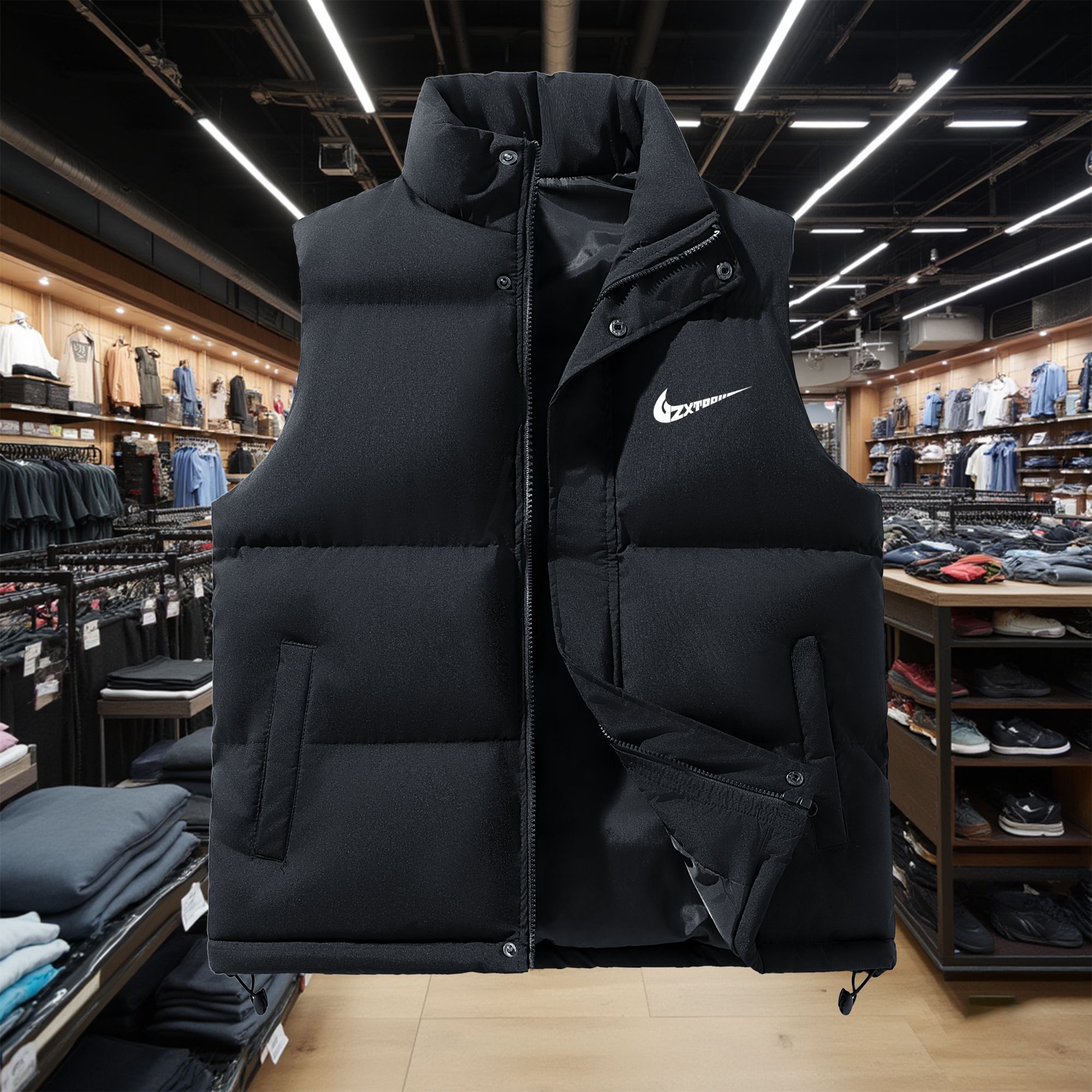 一折专区|奥莱男士秋冬季外套运动休闲马甲防风夹克保暖坎肩背心