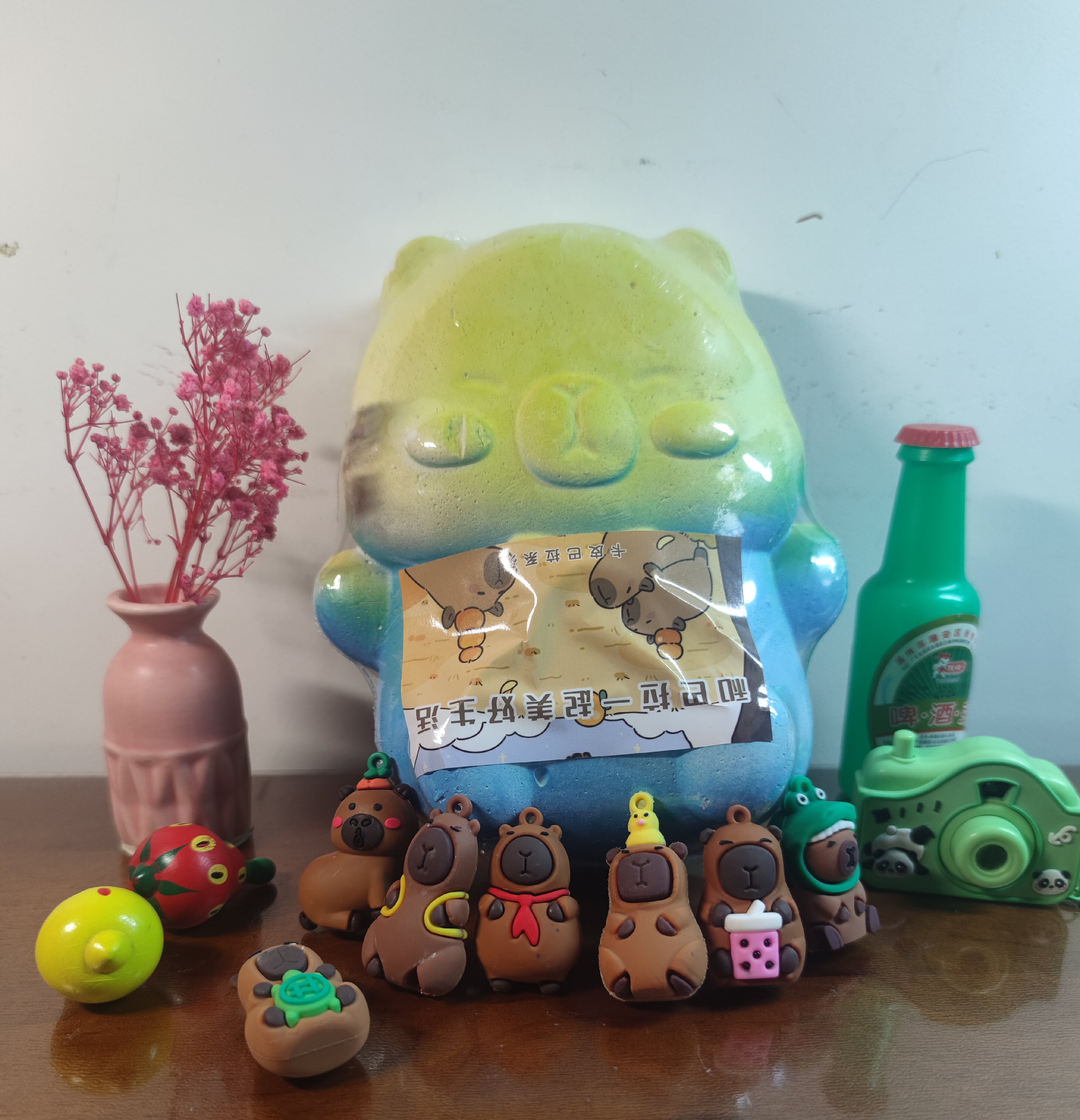 石膏挖宝玩具盲盒了卡皮巴拉儿童石膏挖宝玩具考古寻宝盲盒玩具