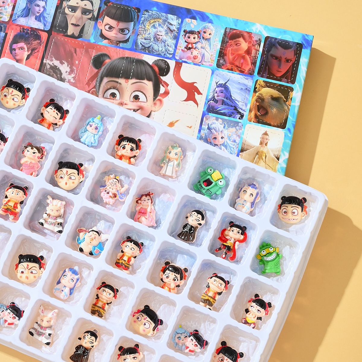 哪吒40洞洞乐抽奖盲盒手办摆件静态戳戳乐学生奖励盲盒洞洞戳戳乐