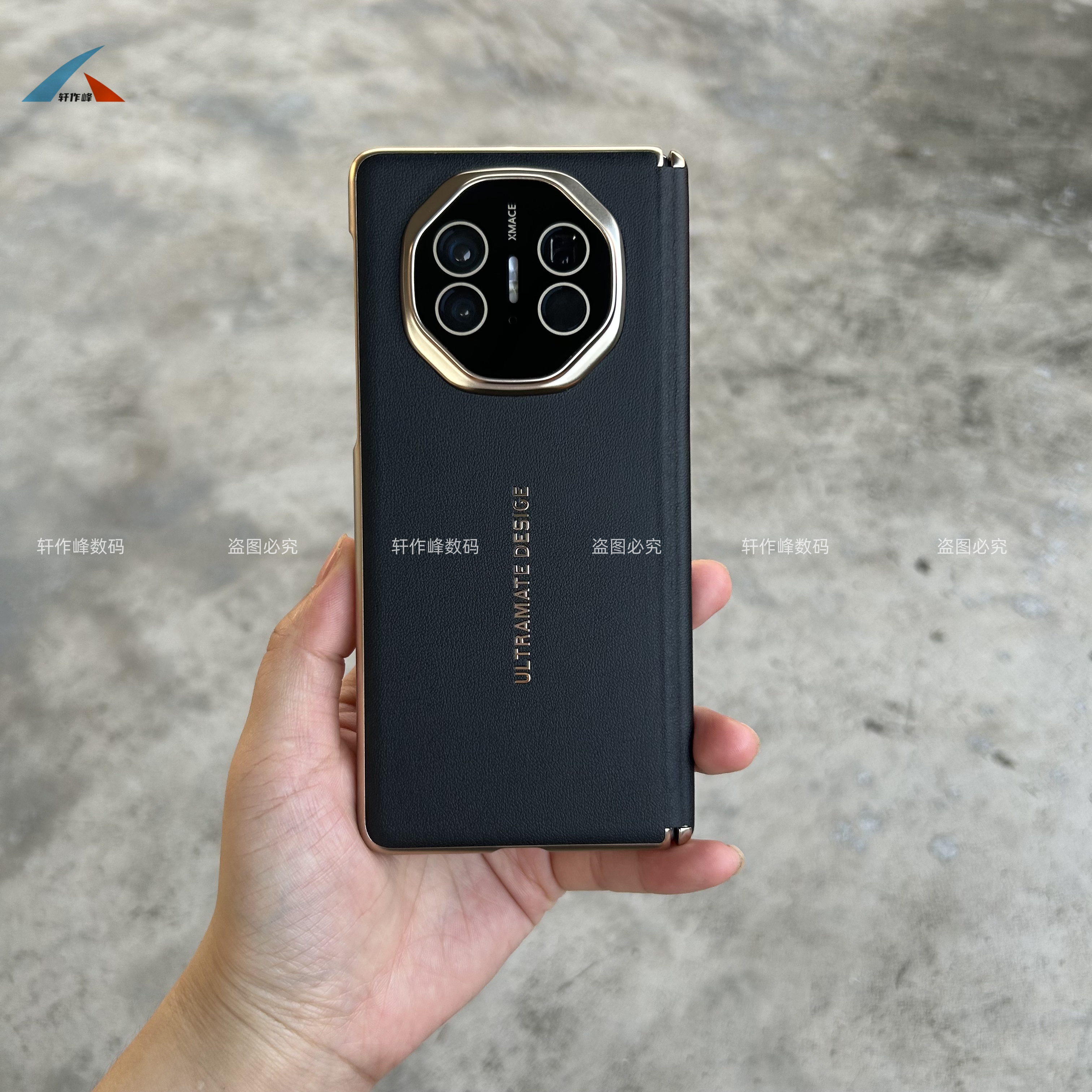 华为MateX5双中轴真皮手机壳MateX6电镀秒变超薄折叠屏防摔保护套