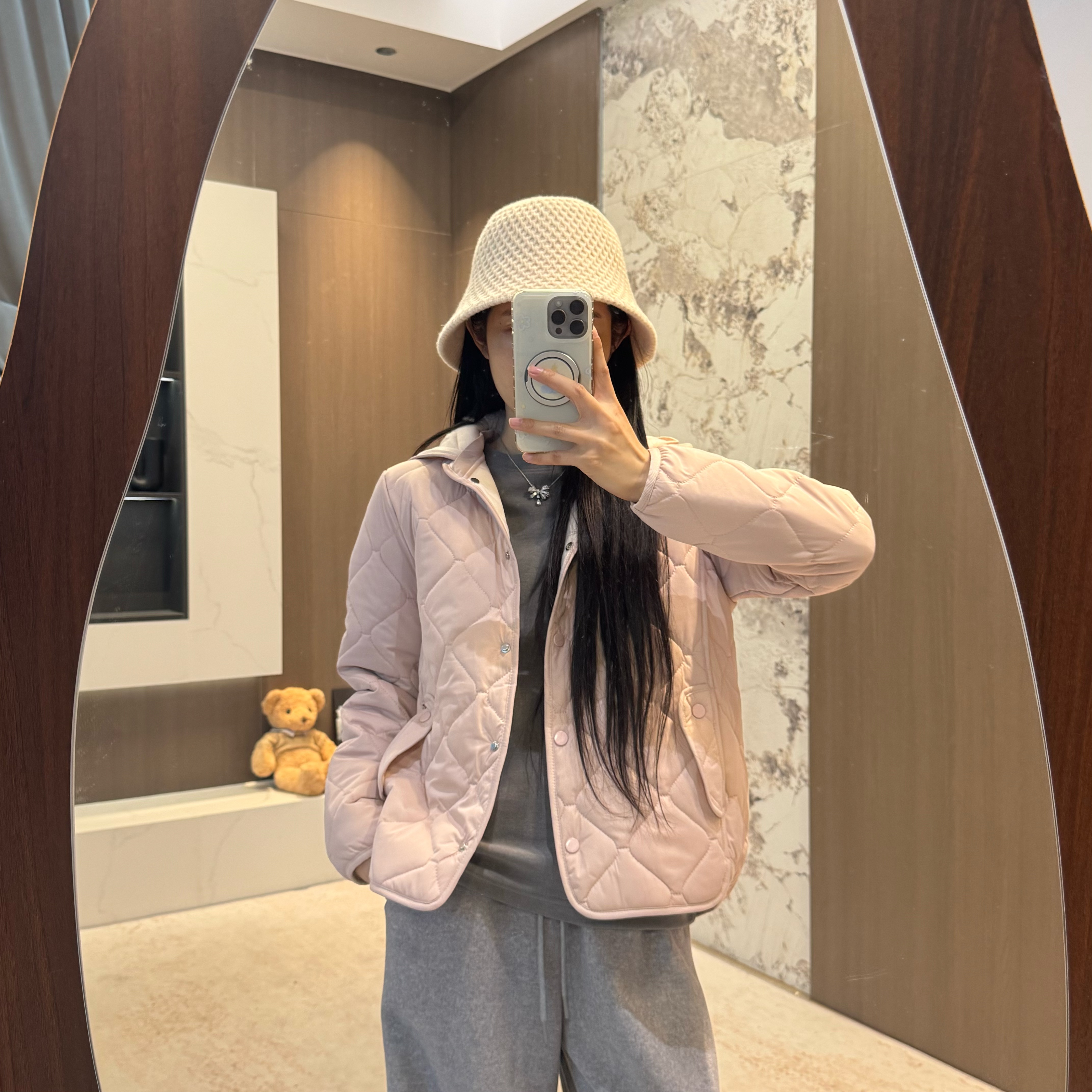 宿慕SUMU 高端连帽咩咩暖绒衣2025新款9-25舒适百搭短外套2526