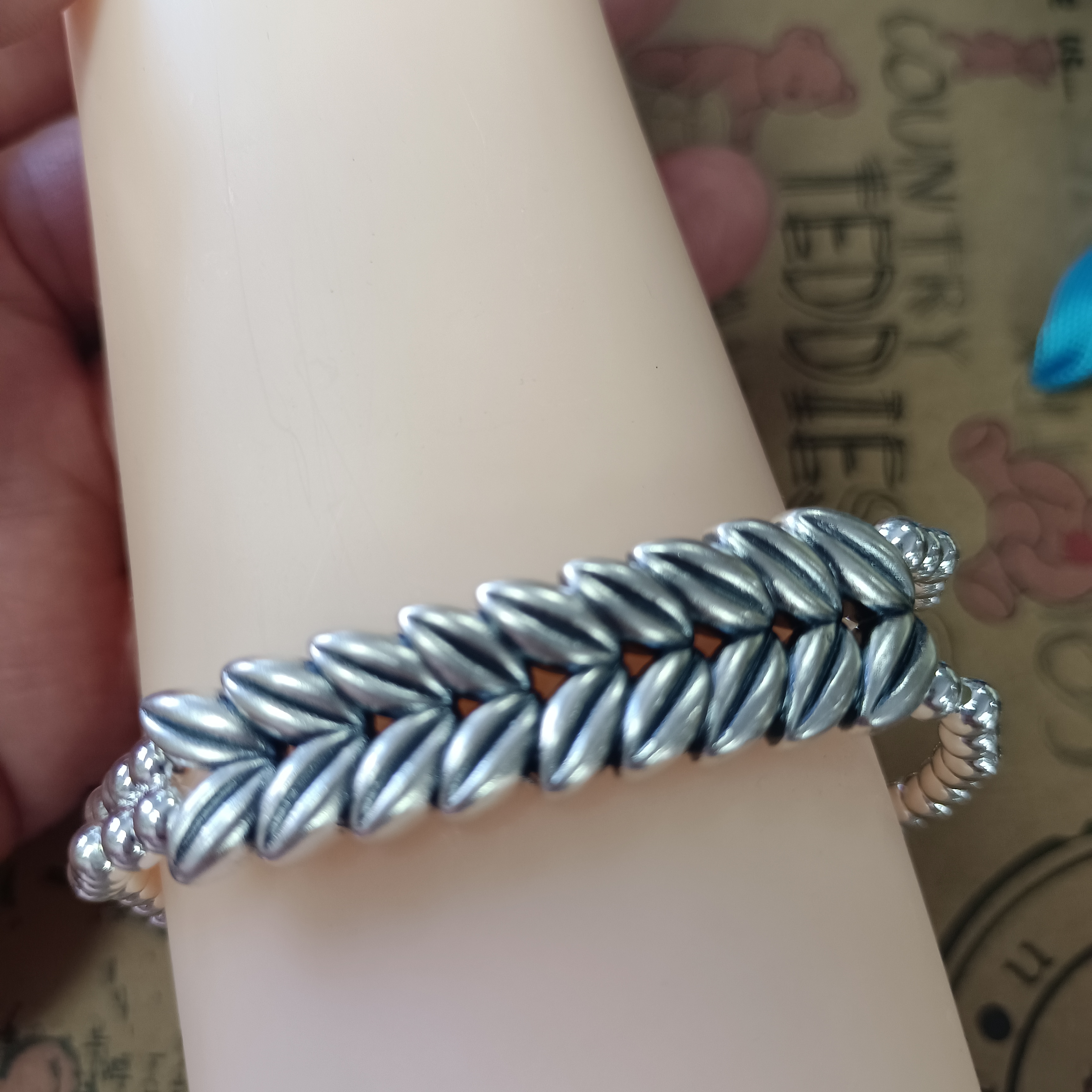 足银手链 麦穗纯银手链出新