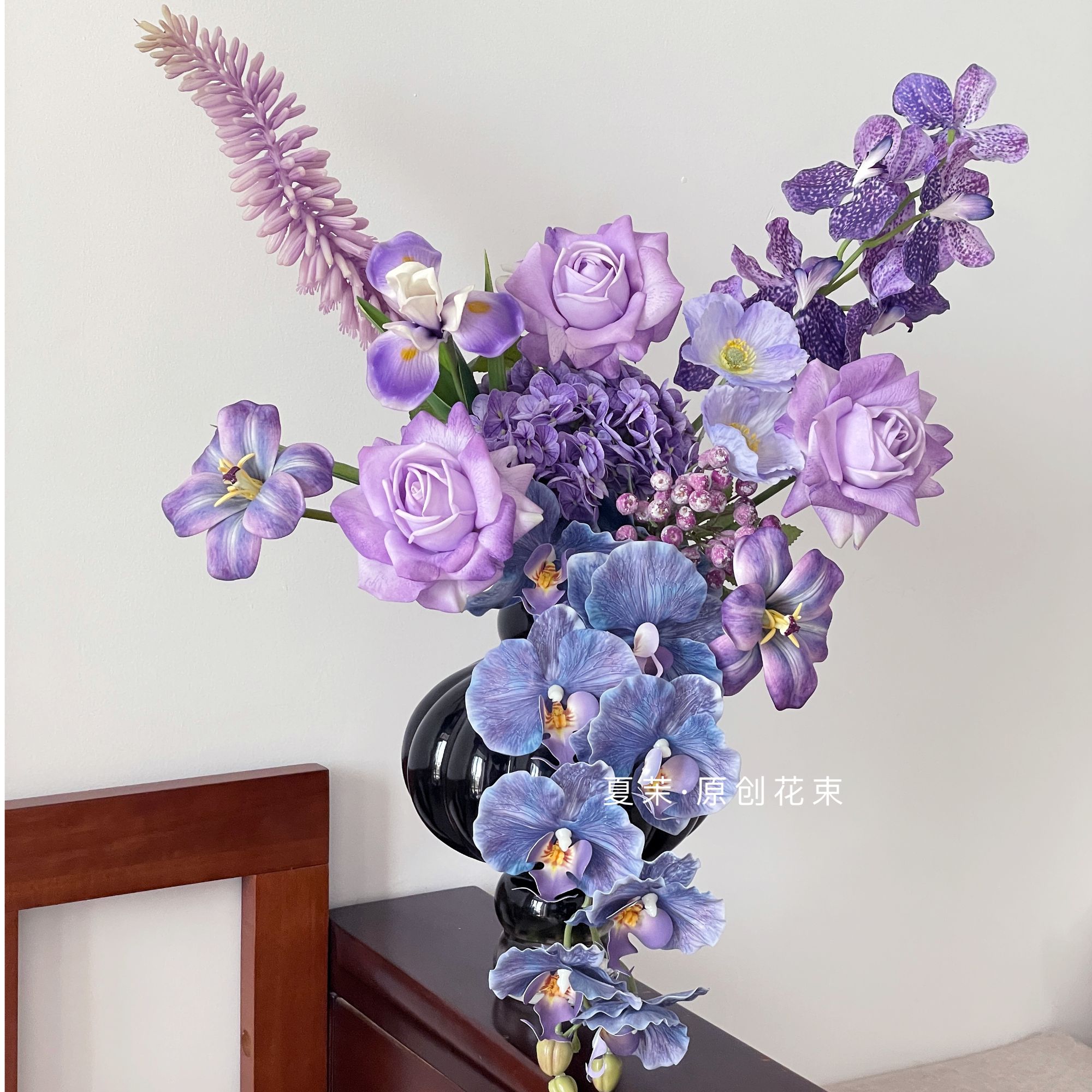 夏茉｜手感保湿仿真花原创高端家居摆件仿真花饰品