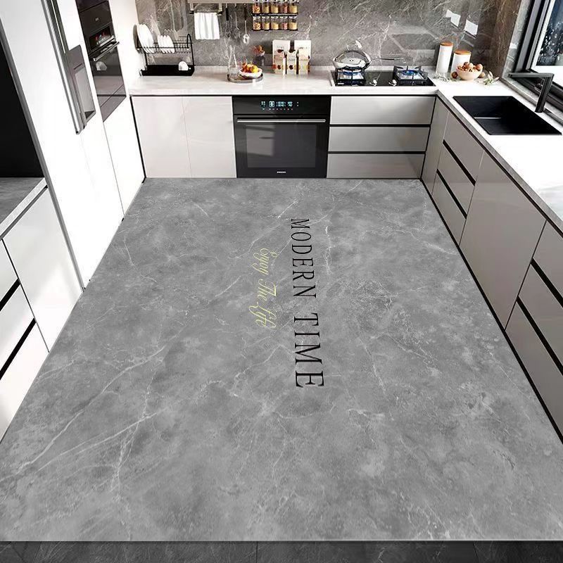 高档厨房软硅藻泥地垫防滑吸水浴室洗手间厕所门口脚垫满铺大尺寸