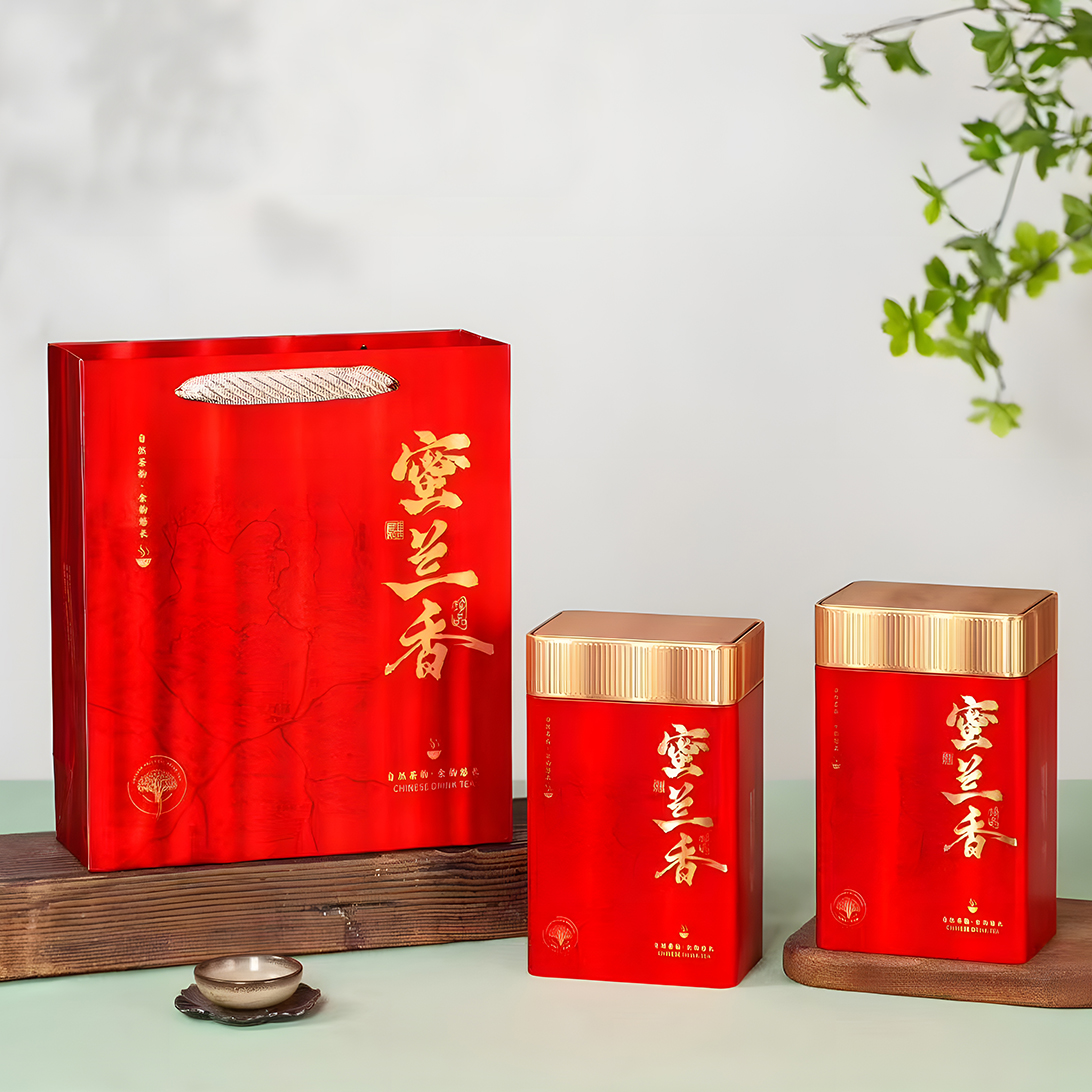 凤凰单丛茶叶蜜兰香浓香型单枞头春新茶潮州乌龙茶礼袋礼盒